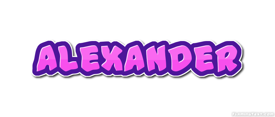 Alexander Logo - Alexander Logo | Free Name Design Tool from Flaming Text