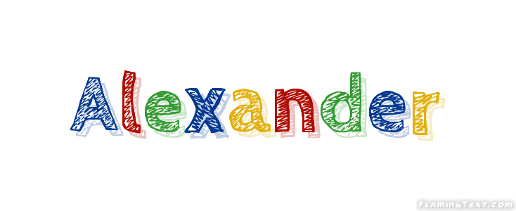 Alexander Logo - Alexander Logo. Free Name Design Tool from Flaming Text