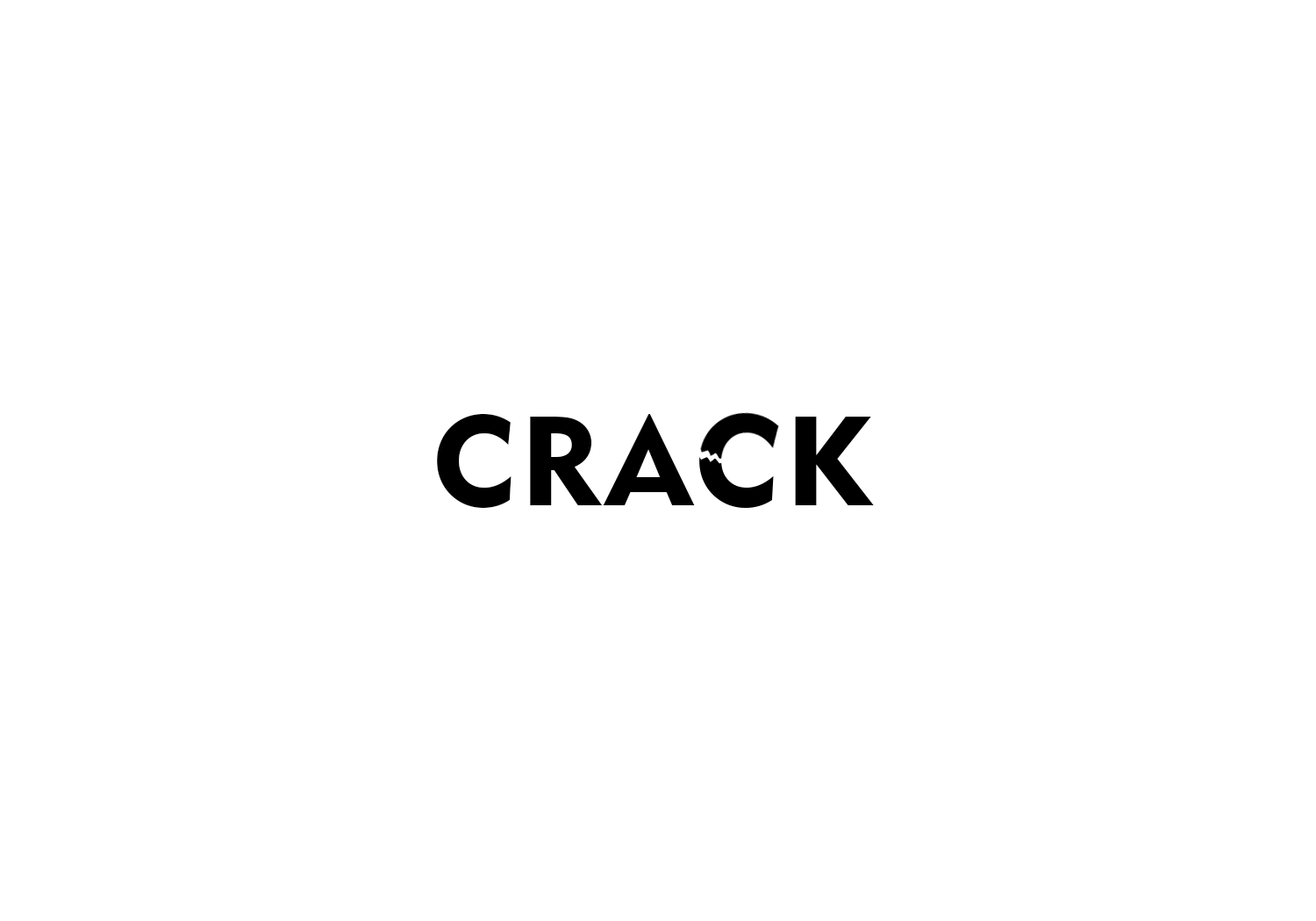 Crack Logo - Creative Designs Idea Free. Creative Ideas For Designers