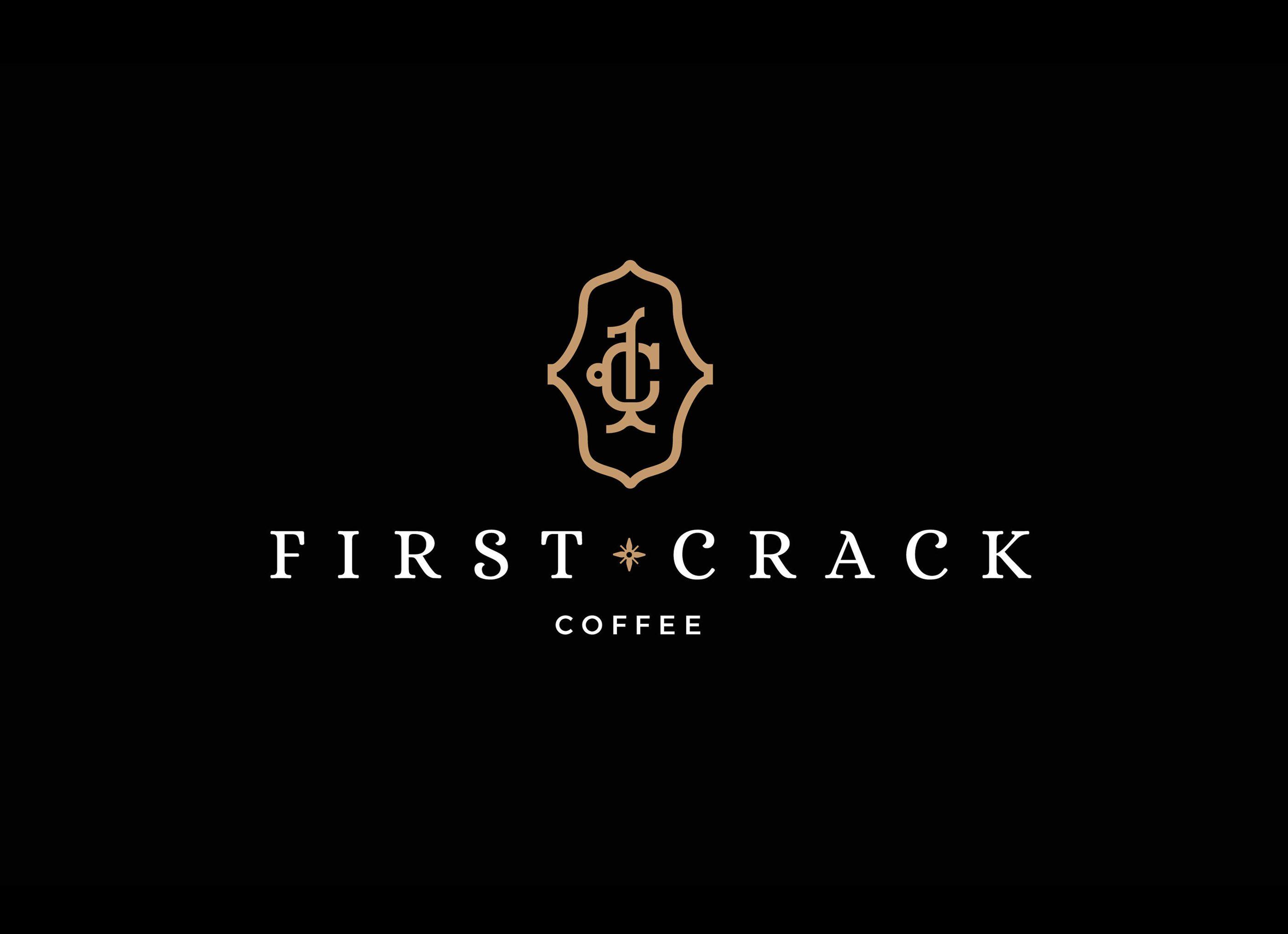 Crack Logo - First Crack Coffee. Logos, Fonts, & Typography. Coffee logo