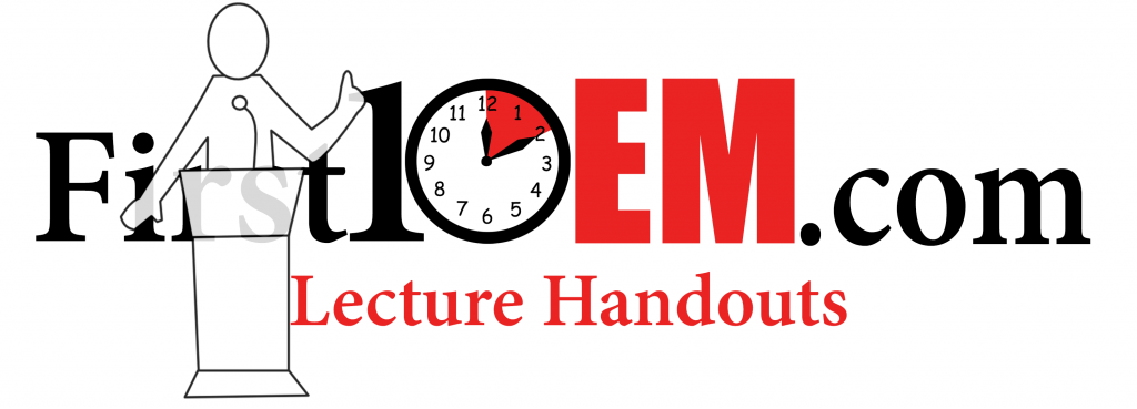 Handouts Logo - First10em logo Rebuild Handouts - First10EM