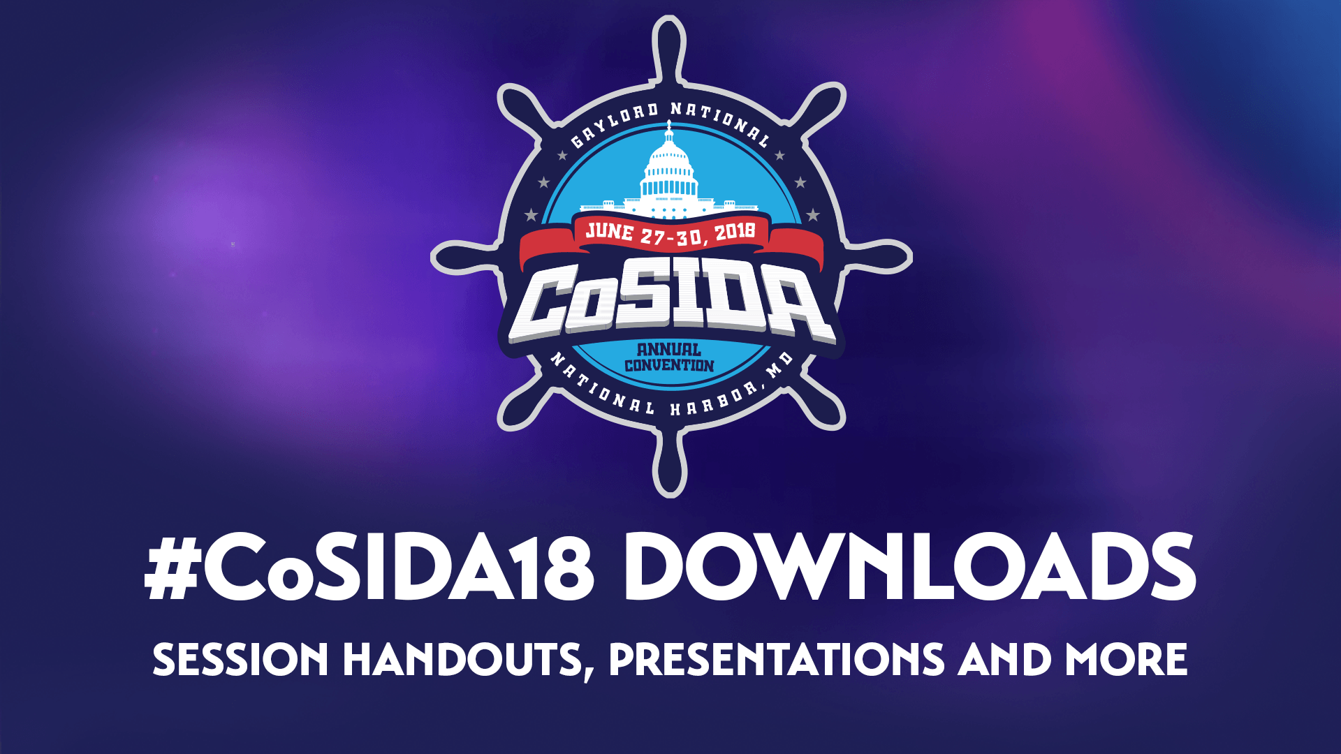 Handouts Logo - CoSIDA Convention Session Handouts
