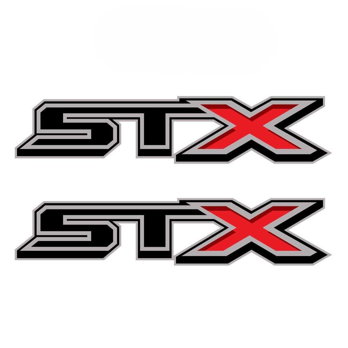 STX Logo - Set of 2: 2017 Ford F- 150 STX off-road vinyl decal sticker pickup truck  bedside