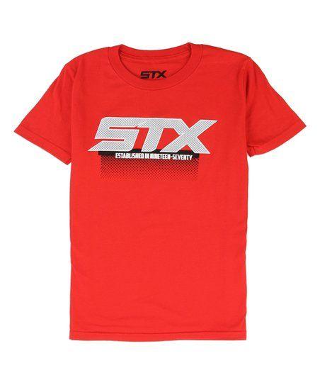 STX Logo - Red 'STX' Logo Tee