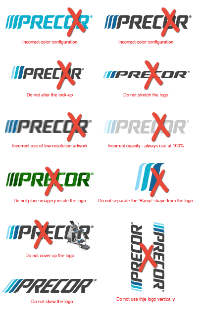 Precor Logo - Precor Logos Branding Guidelines Guidelines