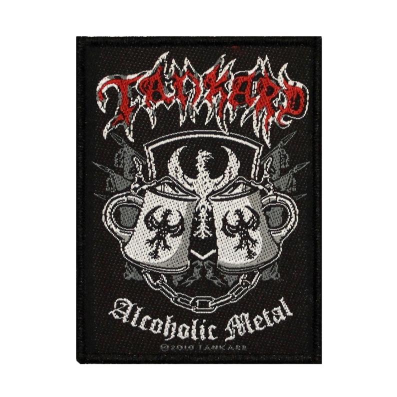 Tankard Logo - Tankard Alcoholic Metal Logo Patch Thrash Metal Music Band Woven Sew On  Applique