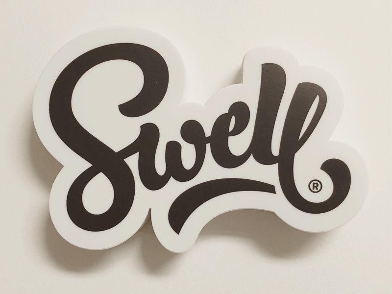 Swell Logo - Swell Stickers | DESIGN // LETTERING | Lettering, Logos design, Design