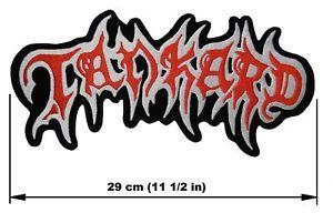 Tankard Logo - Details about TANKARD logo BACK PATCH embroidered NEW thrash metal