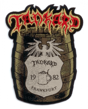 Tankard Logo - SPEEDY Promotion & Merchandising - TANKARD 'Beer Barrel' golden logo ...