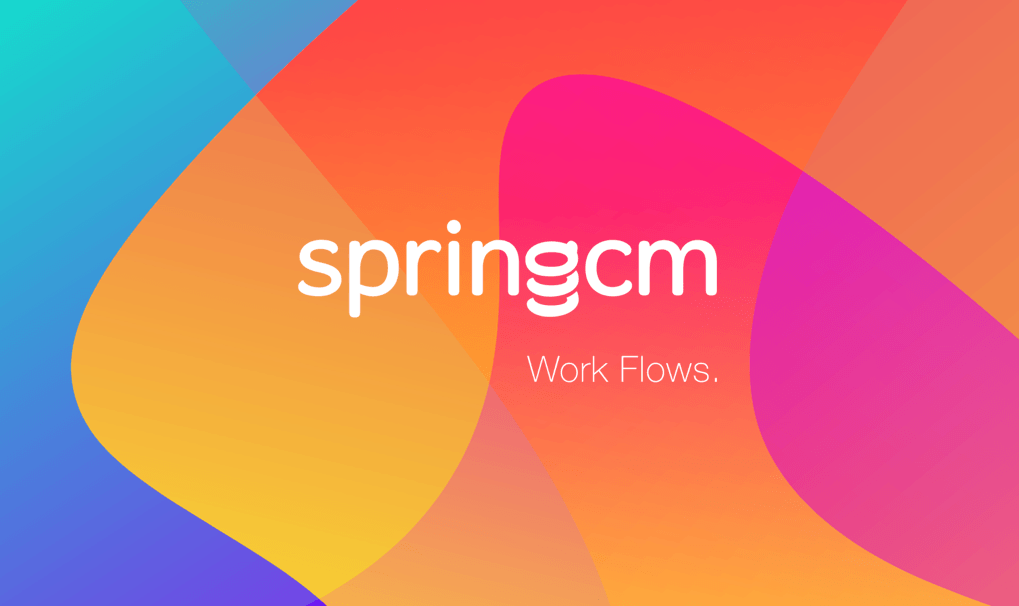 SpringCM Logo - SpringCM Boosts Scroll Rates with New Graphic Design for Homepage