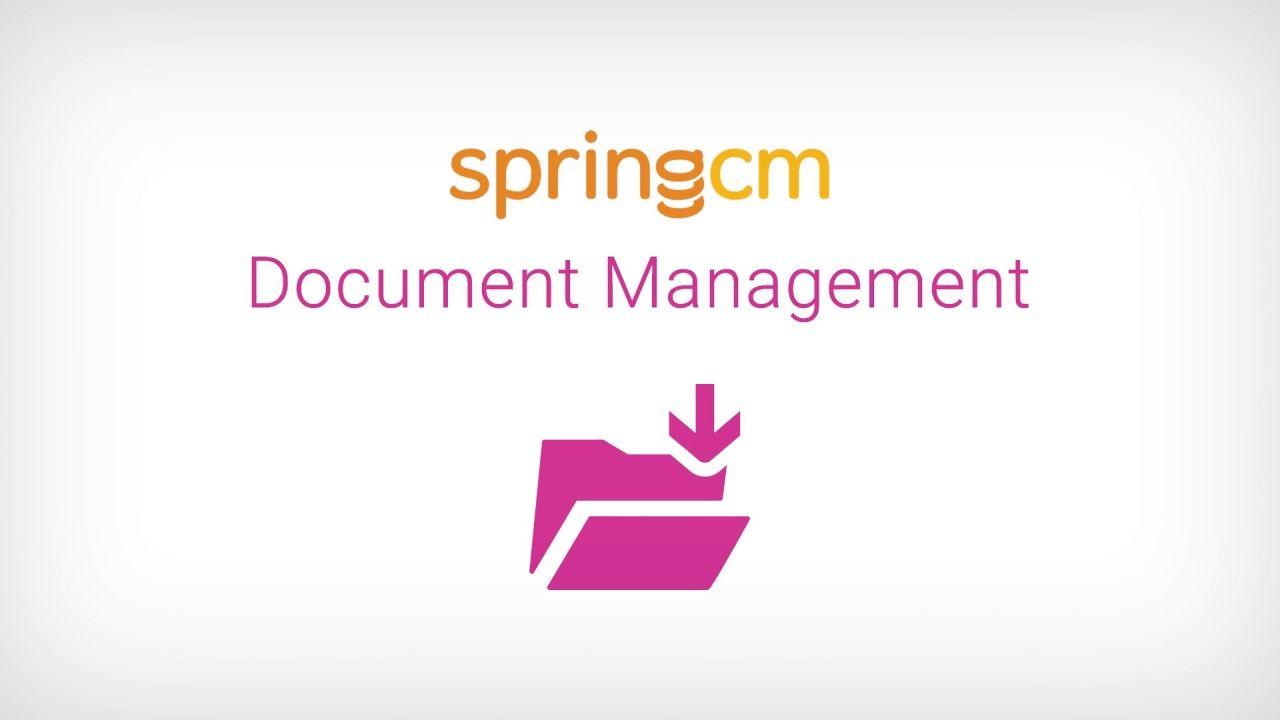 SpringCM Logo - Video: SpringCM & Salesforce Explain Document Management Solutions