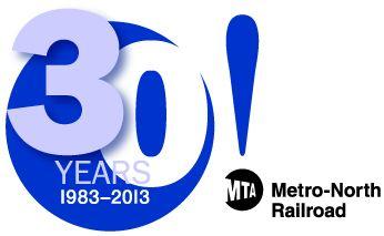 Metro-North Logo - Thirty Years of Service