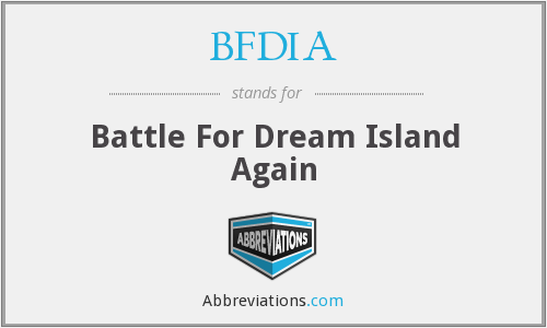 BFDIA Logo - BFDIA - Battle For Dream Island Again