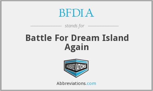 BFDIA Logo - BFDIA For Dream Island Again