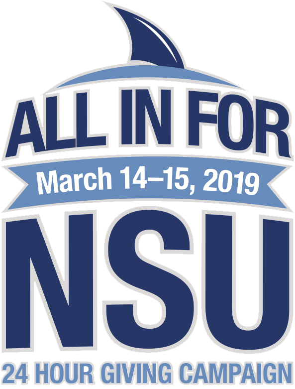 NSU Logo - All In For NSU. 24 Hour Giving Campaign Starts March 14