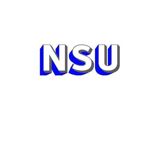 NSU Logo - NSU Logo. my redbubble art. Logos, Canvas wall art, Canvas prints