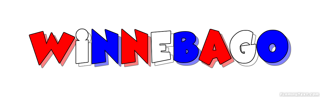 Winnebago Logo - United States of America Logo. Free Logo Design Tool from Flaming Text