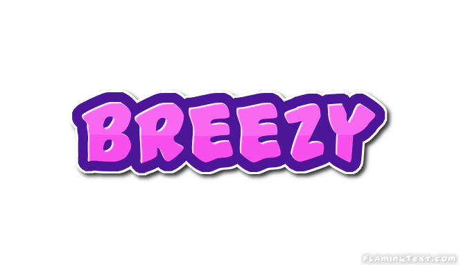 Breezy Logo - Breezy Logo. Free Name Design Tool from Flaming Text
