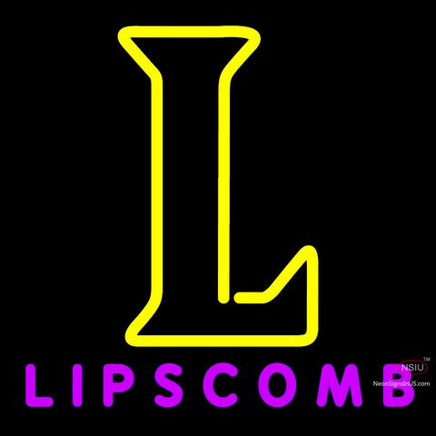 Lipscomb Logo - Lipscomb Bisons Wordmark Logo NCAA Real Neon Glass Tube Neon Sign x