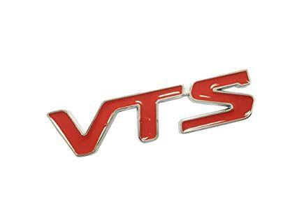 VTS Logo - Dian Bin VTS Red Metal Sticker Vehicle Badge Logo Emblem