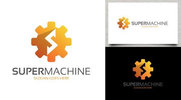 Machine Logo - Super - Machine Logo - Logos & Graphics