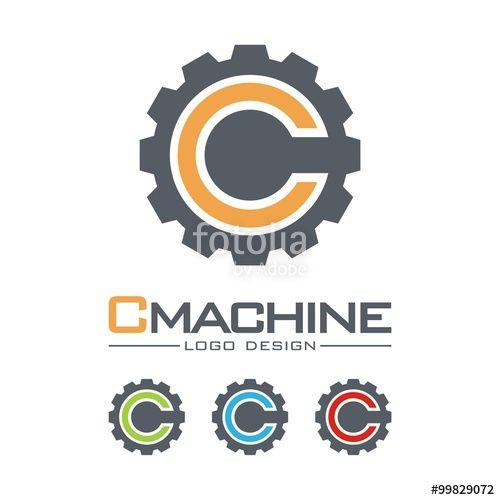 Machine Logo - Machine Logo, Gear, Circle Letter C Design Logo Vector Stock image