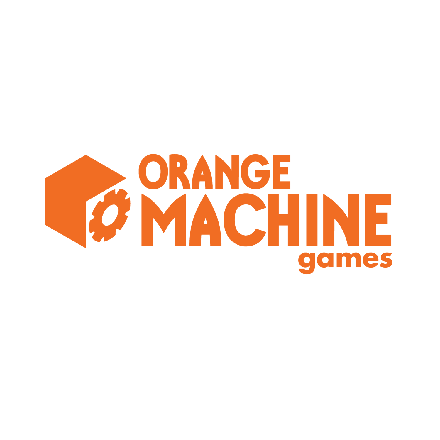 Machine Logo - Orange Machine Games