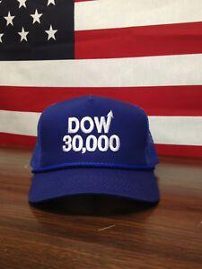 DJIA Logo - Details about Dow 30000 Blue Hat Dow 000 Blue Cap DJIA Stock Market 30000 000