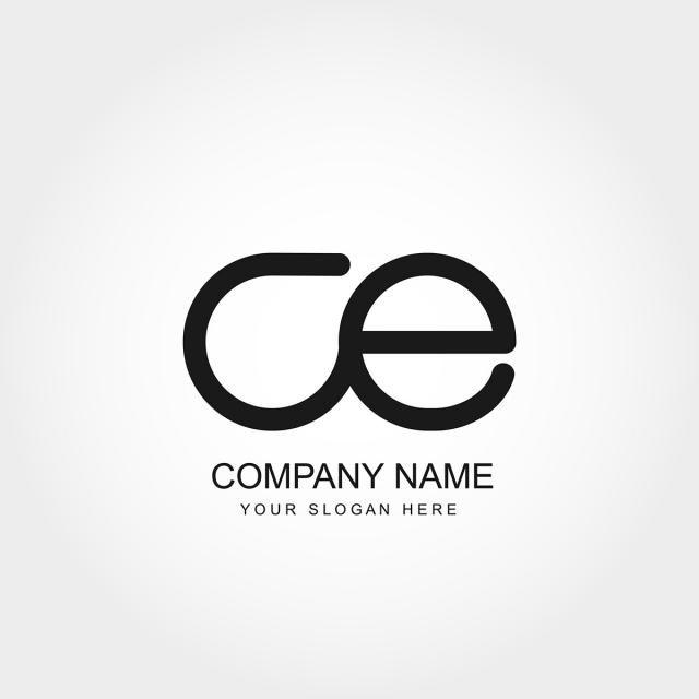 Ce Logo - Initial Letter CE Logo Template Vector Design Template for Free