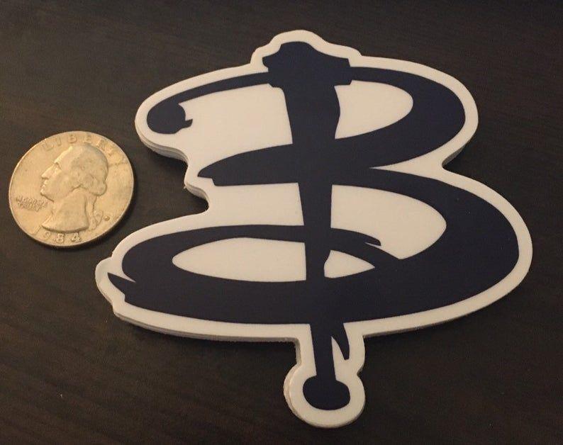 Buffy Logo - Buffy the Vampire Slayer / B logo waterproof sticker