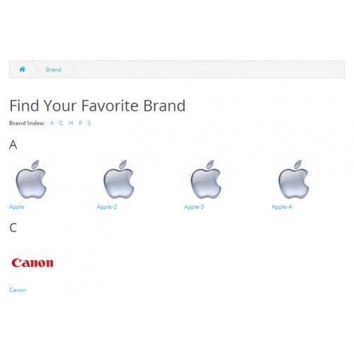 OpenCart Logo - OpenCart - ManufacturerLogo - Show Brands logo on Manufacturers list
