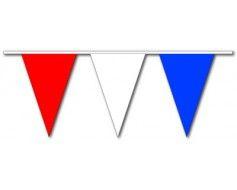 Red and White Triangle in Logo - Red/White/Blue Triangle Pennants - Pennants & Streamers - Business ...