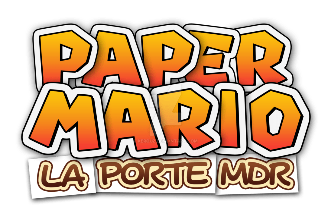 MDR Logo - Paper Mario: La porte MDR logo by Kerouz on DeviantArt