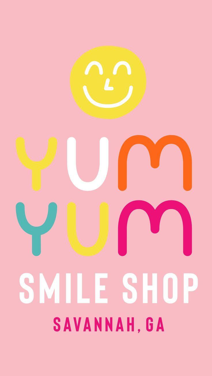 Yum Logo - Yum Yum Smile Shop Branding and Identity Logo Design, Fun Bright ...