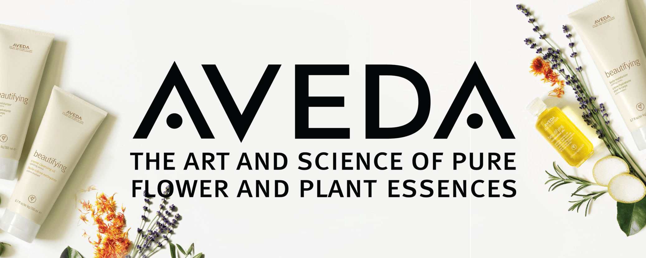 Aveda Logo - Aveda Products with Floral Background | Progressions Spa & Salon