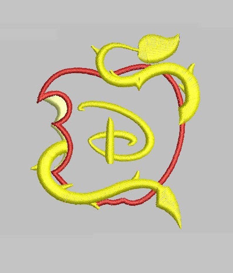 Descendants Logo - 27 Sizes Disney Descendants Logo Design Applique Embroidery Machine Instant  Download EN2170E1