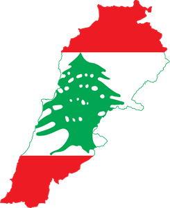 Lebanon Logo - Flag map of Lebanon Logo Vector (.EPS) Free Download