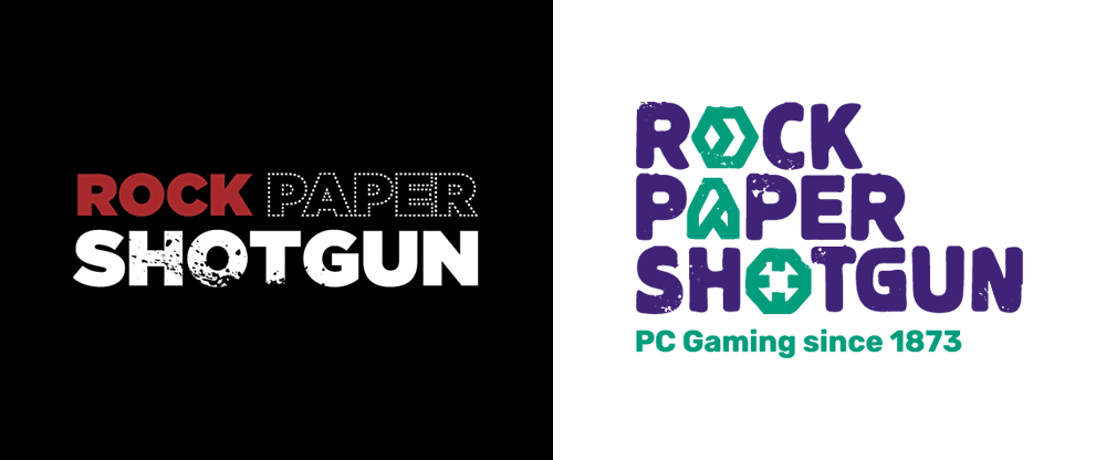Shotgun Logo - Brand New: New Logo for Rock Paper Shotgun