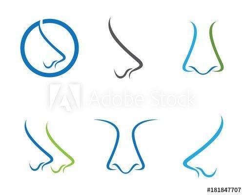 Nose Logo - Nose logo template vector icon illustration design - Buy this stock ...