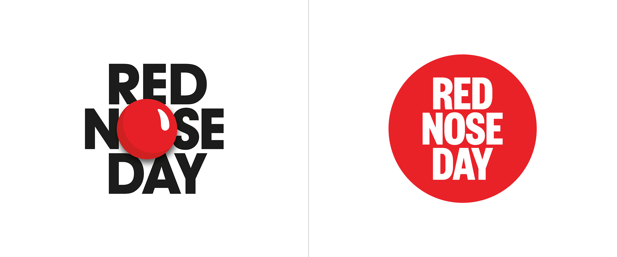 Nose Logo - Brand New: New Logos for Comic Relief and Red Nose Day
