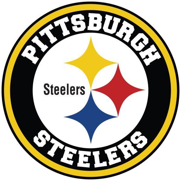 Steerlers Logo - Details about Pittsburgh Steelers Circle Logo Vinyl Decal / Sticker 5  sizes!!