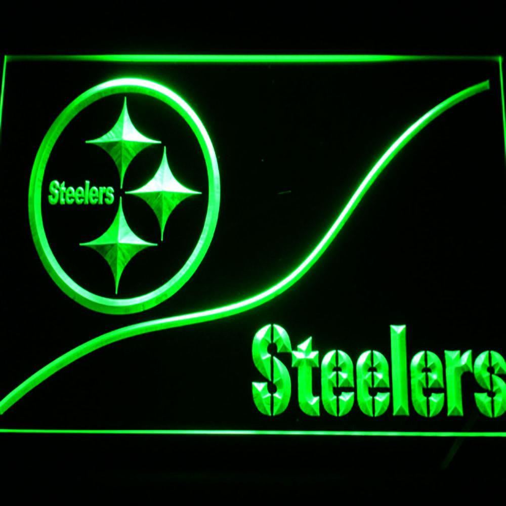 Steerlers Logo - Pittsburgh Steelers Logo 3D Neon Sign