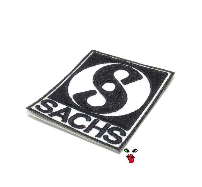 Moped Logo - MOPED THREADS sachs logo patch - black n white