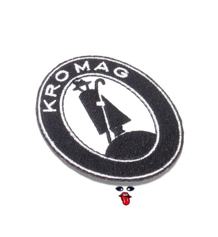 Moped Logo - MOPED THREADS kromag logo patch - mostly black