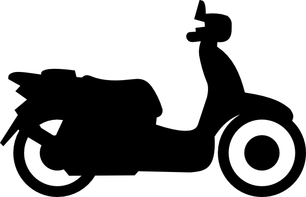 Moped Logo - Scooter Clip Art at Clker.com - vector clip art online, royalty free ...