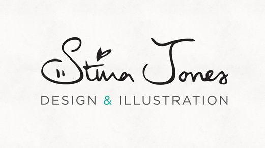Handwritten Logo - New (mostly) handwritten logo design | Stina Jones | Illustration ...