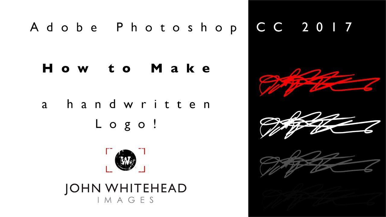 Handwritten Logo - How to Make a Handwritten Logo in Photoshop