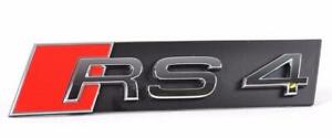 RS4 Logo - Details about Audi RS4 Front Grille Logo RS4 Emblem Lettering GENUINE 8K0853736D2ZZ New