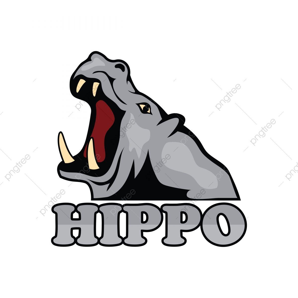 Hippotamus Logo - Hippo Logo For Your Business, Vector Illustration, Hippo ...