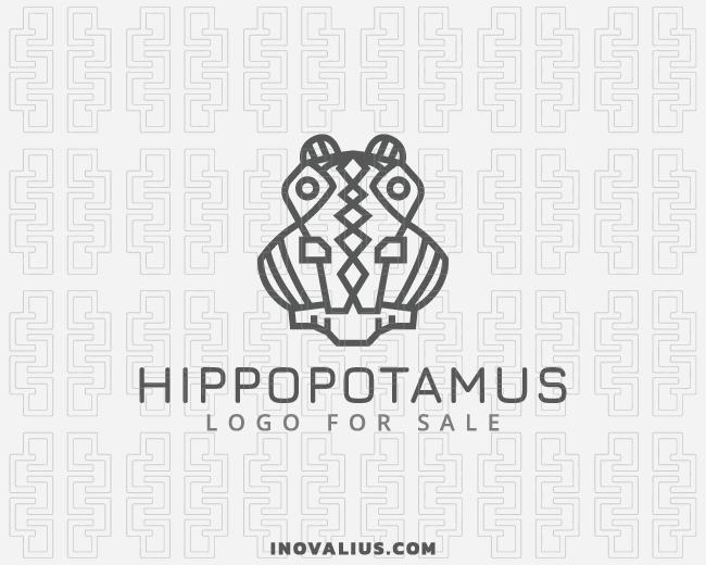 Hippotamus Logo - Hippopotamus Logo For Sale